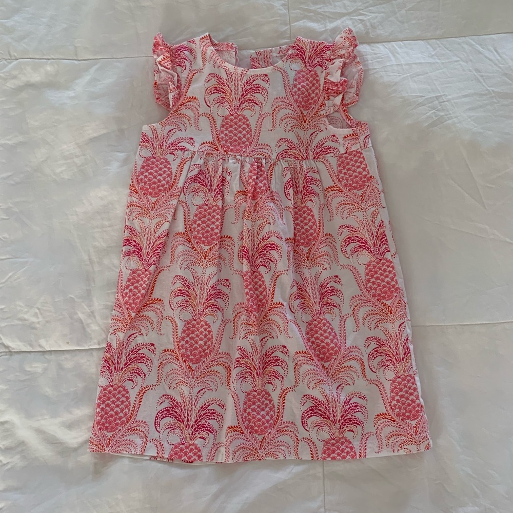 Southern Sunshine toddler girls pineapple print dress
